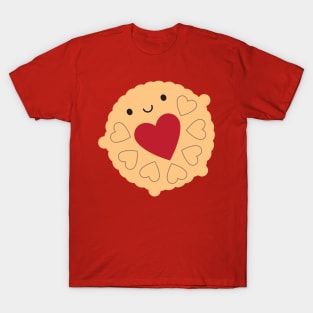 Kawaii Jammie Dodger Biscuit T-Shirt